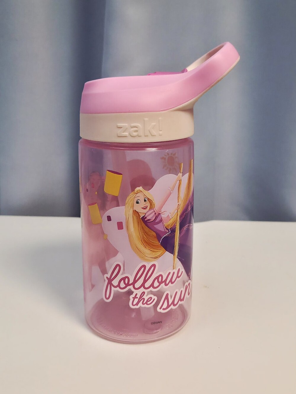 Zak! Designs Kids 16oz Leak-Proof Disney Princess Water Bottle